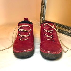 Jambi Madison Red Ankle Boot with Laces (6.5)